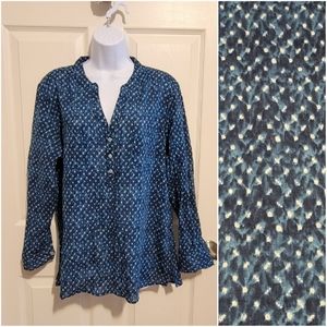 Carve Designs Henley Cotton Top S11